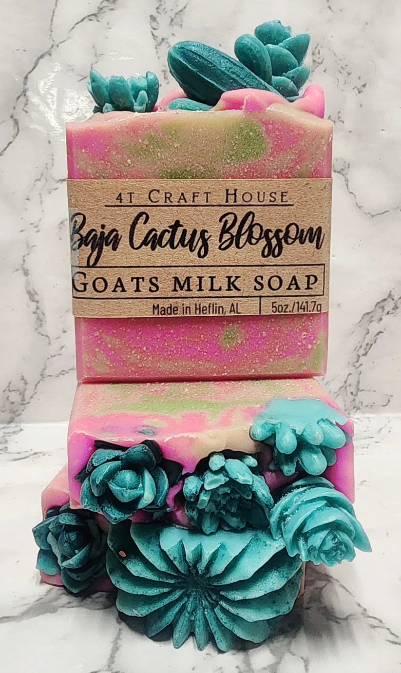 Baja Cactus Blossom Goat Milk Soap