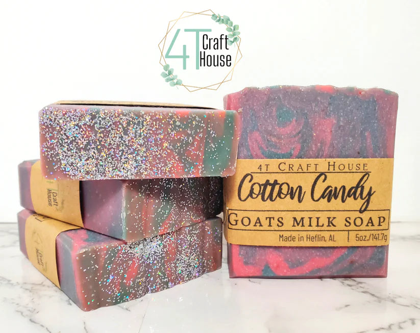 Cotton Candy Goat Milk Soap