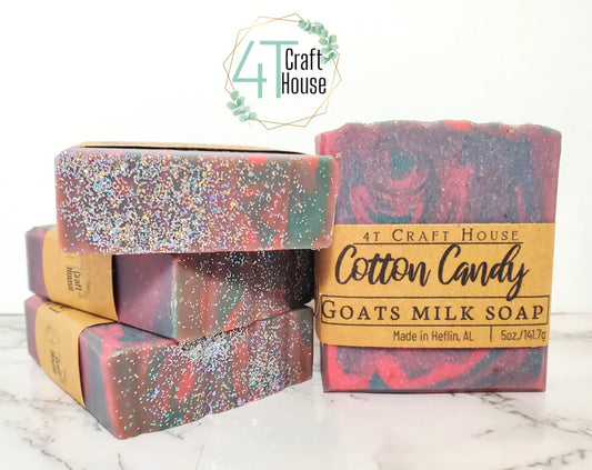 Cotton Candy Goat Milk Soap