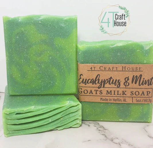 Eucalyptus & Mint Goat Milk Soap